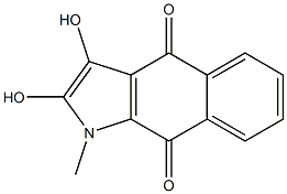 2,3-Dihydroxy-1-methyl-1H-benz[f]indole-4,9-dione