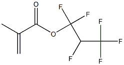 Methacrylic acid (1,1,2,3,3,3-hexafluoropropyl) ester,,结构式