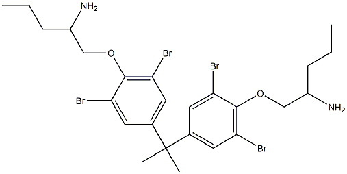 2,2-Bis[3,5-dibromo-4-(2-aminopentyloxy)phenyl]propane