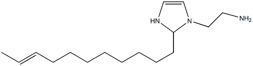 1-(2-Aminoethyl)-2-(9-undecenyl)-4-imidazoline 结构式