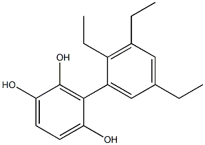3-(2,3,5-Triethylphenyl)benzene-1,2,4-triol