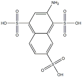 2-Amino-1,4,7-naphthalenetrisulfonic acid,,结构式