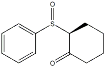 (2S)-2-Phenylsulfinylcyclohexanone,,结构式