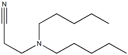 3-(Dipentylamino)propanenitrile