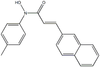 (E)-3-(2-Naphthalenyl)-N-(4-methylphenyl)-2-propenehydroxamic acid