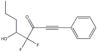 4,4-Difluoro-5-hydroxy-1-phenyl-1-octyn-3-one