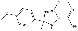 1,2-Dihydro-7-amino-2-(4-methoxyphenyl)-2-methyl[1,2,4]triazolo[1,5-a][1,3,5]triazine|