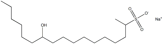 11-Hydroxyheptadecane-2-sulfonic acid sodium salt|