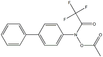 N-(Acetyloxy)-N-[[1,1'-biphenyl]-4-yl]trifluoroacetamide Struktur