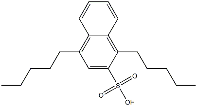 1,4-Dipentyl-2-naphthalenesulfonic acid