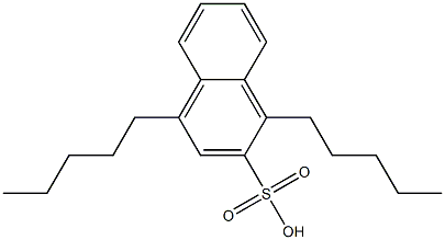 1,4-Dipentyl-2-naphthalenesulfonic acid|