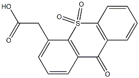 4-Carboxymethyl-9-oxo-9H-thioxanthene 10,10-dioxide Structure