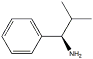 (R)-1-フェニル-2-メチル-1-プロパンアミン 化学構造式