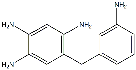 5-[(3-Aminophenyl)methyl]-1,2,4-benzenetriamine Structure