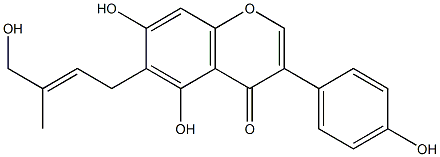 4',5,7-Trihydroxy-6-[(2E)-4-hydroxy-3-methyl-2-butenyl]isoflavone