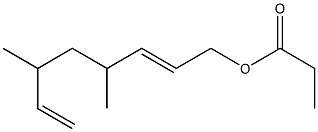  Propionic acid 4,6-dimethyl-2,7-octadienyl ester