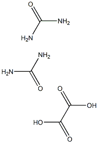 Diurea oxalate Struktur