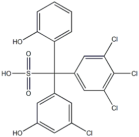 (3-Chloro-5-hydroxyphenyl)(3,4,5-trichlorophenyl)(2-hydroxyphenyl)methanesulfonic acid