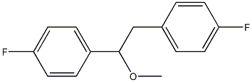 1,2-Bis(4-fluorophenyl)-1-methoxyethane Structure