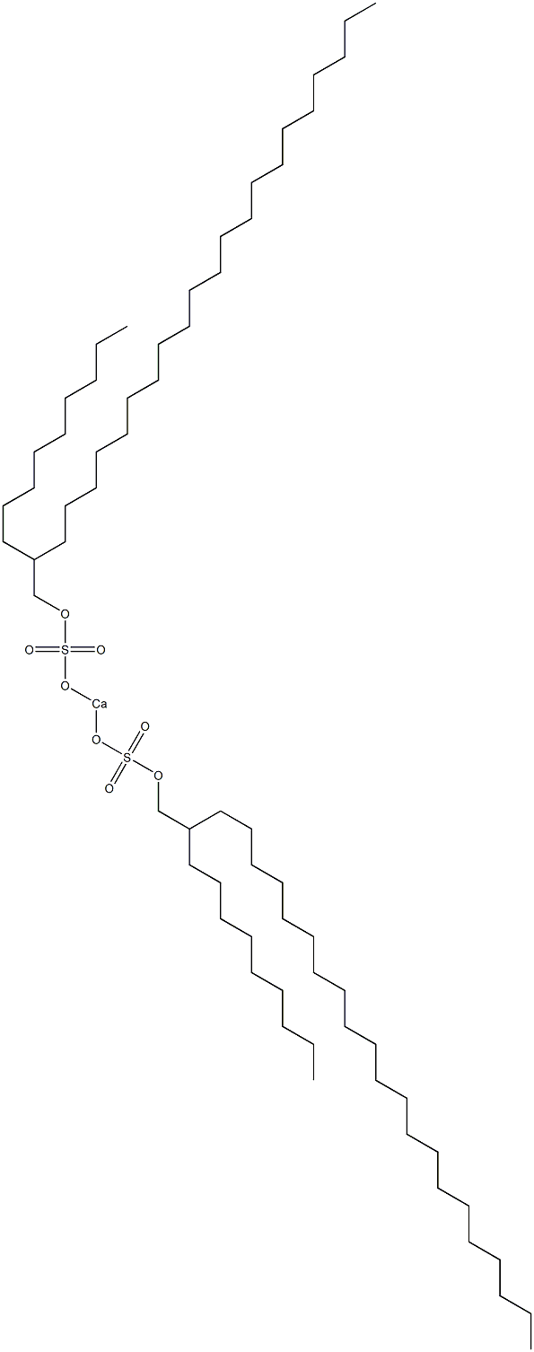 Bis(2-nonyltricosyloxysulfonyloxy)calcium Structure