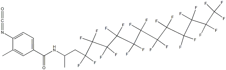  4-Isocyanato-3-methyl-N-[2-(pentacosafluorododecyl)-1-methylethyl]benzamide