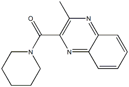 2-(Piperidinocarbonyl)-3-methylquinoxaline Structure