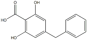 4-Benzyl-2,6-dihydroxybenzoic acid Structure