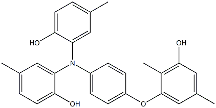 N,N-Bis(2-hydroxy-5-methylphenyl)-4-(3-hydroxy-2,5-dimethylphenoxy)benzenamine