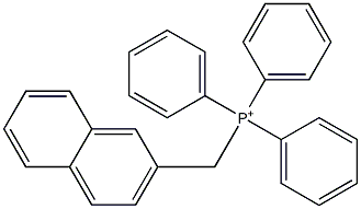 2-Naphtylmethyltriphenylphosphonium Struktur