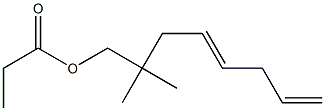Propionic acid 2,2-dimethyl-4,7-octadienyl ester