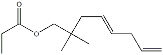 Propionic acid 2,2-dimethyl-4,7-octadienyl ester|