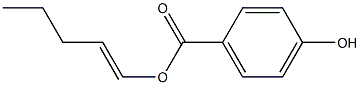 4-ヒドロキシ安息香酸1-ペンテニル 化学構造式