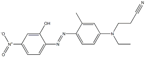 2-[4-[(2-Cyanoethyl)(ethyl)amino]-2-methylphenylazo]-5-nitrophenol