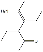 3,4-Diethyl-2-[amino]-2-hexen-5-one