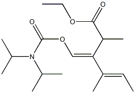 (3E,4E)-3-[[(Diisopropylamino)carbonyloxy]methylene]-2,4-dimethyl-4-hexenoic acid ethyl ester