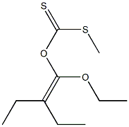 Dithiocarbonic acid O-(1-ethoxy-2,2-diethylvinyl)S-methyl ester