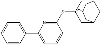 2-[(Adamantan-1-yl)thio]-6-phenylpyridine