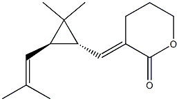 (3E)-Tetrahydro-3-[[(1R,2R)-3,3-dimethyl-2-(2-methyl-1-propenyl)cyclopropan-1-yl]methylene]-2H-pyran-2-one