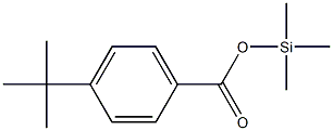 p-tert-Butylbenzoic acid trimethylsilyl ester Structure