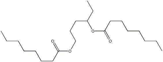 Dioctanoic acid 1,4-hexanediyl ester 结构式