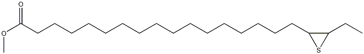 18,19-Epithiohenicosanoic acid methyl ester Structure