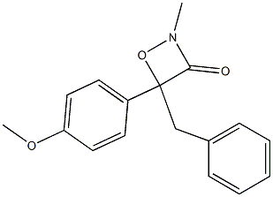  4-Benzyl-2-methyl-4-(4-methoxyphenyl)-1,2-oxazetidin-3-one