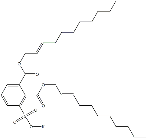 3-(Potassiosulfo)phthalic acid di(2-undecenyl) ester