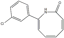 8-(3-Chlorophenyl)azocin-2(1H)-one Structure