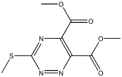 3-(Methylthio)-5-(methoxycarbonyl)-6-(methoxycarbonyl)-1,2,4-triazine