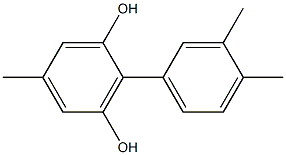 5-Methyl-2-(3,4-dimethylphenyl)benzene-1,3-diol