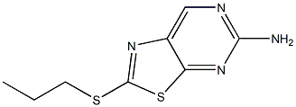 2-Propylthio-5-aminothiazolo[5,4-d]pyrimidine