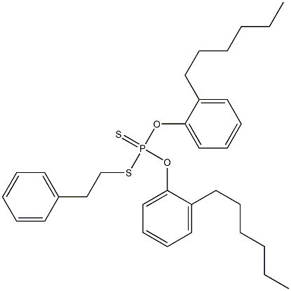 Dithiophosphoric acid O,O-bis(2-hexylphenyl)S-(2-phenylethyl) ester