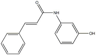 N-(3-Hydroxyphenyl)-3-phenylacrylamide Structure