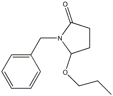5-Propoxy-1-[benzyl]pyrrolidin-2-one Structure